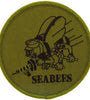 US Military USN SEABEES (SUBDUED) (3-1/16") Patch Iron On