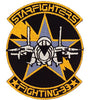 US Military USN Starfighters (3-1/2") Patch Iron On