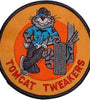 US Military USN TOMCAT Tweakers (3") Patch Iron On