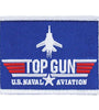 US Military USN TOP GUN U.S. Naval Aviation SHIELD (3-5/8") Patch Hook And Loop