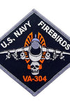 US Military USN U.S. Navy Firebirds VA-304 (3-1/2") Patch Iron On