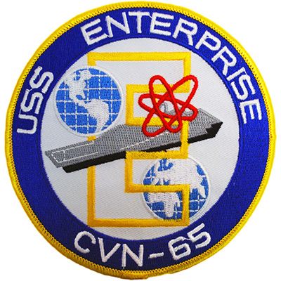 US Military USN CVN-65 USS Enterprise Patch – Hong Kong MG Trading Limited