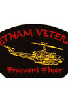 US Military VIETNAM Veteran Frequent Flyer (5-1/4"x3") Patch Iron On