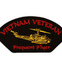 US Military VIETNAM Veteran Frequent Flyer (5-1/4"x3") Patch Iron On