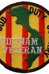 US Military VIETNAM Veteran God Duty Country (3-1/16") Patch Iron On