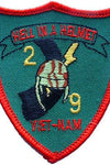 US Military VIETNAM Hell In A Helmet (3") Patch Iron On