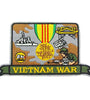 US Military VIETNAM WAR SVC MEDAL (5-1/4") Patch Iron On
