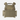 Tactical plate carrier vest in tan with front MOLLE webbing and side magazine pouches
