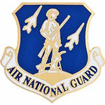 US Military USAF National Guard (1-1/8