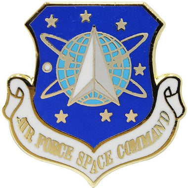 US Military USAF Space Command (1-1/8") Pin