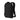 Black small tactical backpack with MOLLE front panel and padded shoulder straps