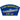 Blue military ship patch with USS MIDWAY text and CV-41, featuring aircraft carrier graphic
