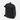 Packed black shelter cape bag with mesh front panel and carrying strap