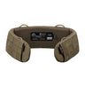 Coyote tan modular belt sleeve with mesh back and padded side panels, Small