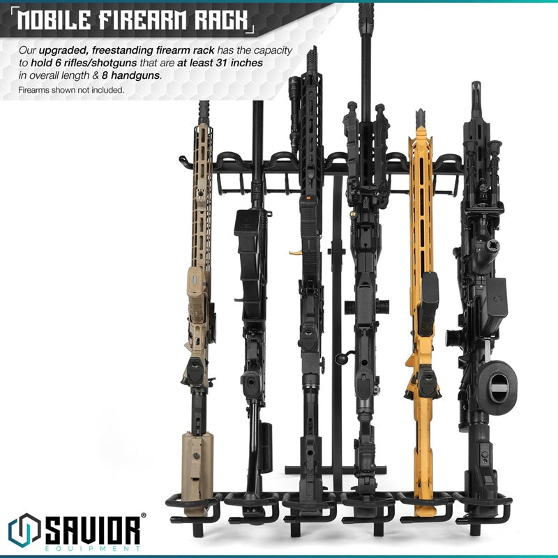 Survivor Gun Racks Savior Equipment Mobile Firearm Rack Stand – Hong Kong MG Trading Limited
