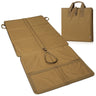 Tri-fold padded shooting mat in Flat Dark Earth with carry handle and straps