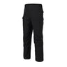Black BDU ripstop pants with cargo pockets, button waist and belt loops