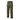 Olive green tactical cargo pants with belt loops, button fly, and side pockets