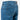 Back view of light blue denim jeans with large rear patch pocket and belt loops.