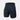 Navy blue stretch ripstop shorts, elastic waist, side cargo pockets