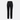 Women’s cargo pants, black with multiple utility pockets and drawstring waistband
