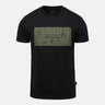 Black camo logo T-shirt with front rectangular print