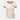 Women’s sand T-shirt with maroon ribbed crew neck and chest logo print