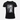 Black women’s T-shirt with front astronaut graphic, short sleeves