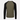 Olive green long-sleeve T-shirt with black raglan sleeves, plain back