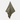 Olive green field towel, triangular folded fabric with hanging loop at top.