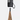 Large lite field towel attachment, black cord loop and metal clip on coyote brown fabric