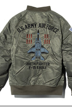 Houston Custom MA-1 F-15 Eagle Embroidery Jacket (7103488065720)