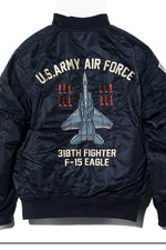 Houston Custom MA-1 F-15 Eagle Embroidery Jacket (7103488065720)