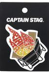 Captain Stag Camp Out Sticker Fire (7103052382392)
