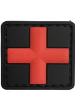 MG Military & Outdoor Medic Cross Patch Hook & Loop