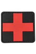 MG Military & Outdoor Medic Cross Patch Hook & Loop