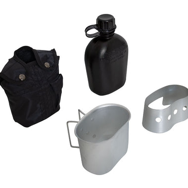 Rothco 4pcs Canteen Kit With Cover/Cup/Stove/Stand