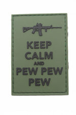 Pitchfork Keep Calm Pew Patch 65x45.5mm