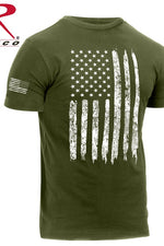 Rothco Distressed US Flag Athletic Fit T-Shirt