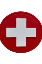 MG Military & Outdoor Medic Cross Patch Hook & Loop