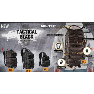 MIL-TEC Sturm US Assault Pack Tactical Small Black - 14002088