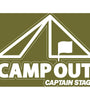 Captain Stag Camp Out Sticker Clear (7103052349624)