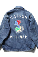 Houston Denim Vietnam Map Jacket