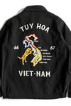 Houston Cotton Linen Vietnam Tiger Map Jacket