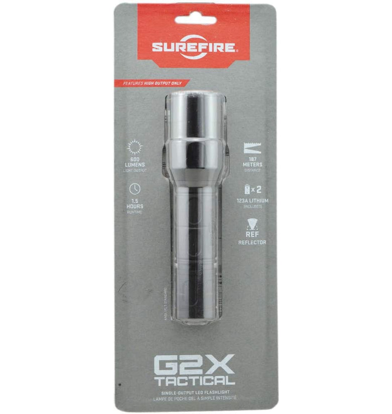 SureFire G2X Tactical Compact LED Flashlight Black