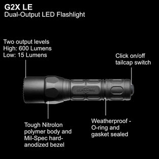 SureFire G2X LE Compact LED Flashlight