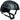 Sturm US Army paratrooper helmet with rail, matte black shell and chin strap