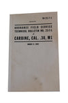 Sturm US Army Carbine M1 Service Manual Reprint