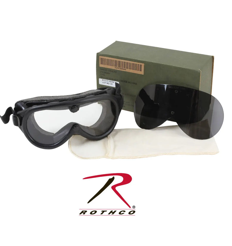 Rothco US Army Style Sun-Wind-Dust Goggles (Ballistic Lens)