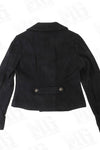 Alpha Industries Ladies Wool Cropped Peacoat Black / XS (X-Small) (7099804057784)